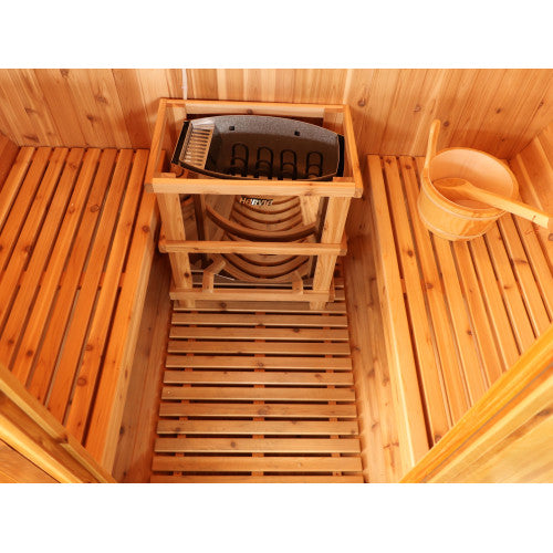 SunRay Solace 2-Person Traditional Barrel Sauna