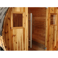 Thumbnail for SunRay Aurora 2-4 Person Traditional Barrel Sauna