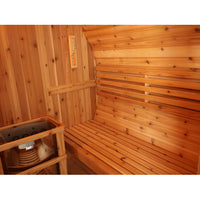 Thumbnail for SunRay Aurora 2-4 Person Traditional Barrel Sauna