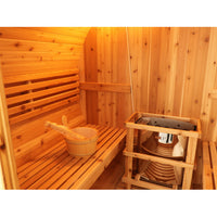 Thumbnail for SunRay Aurora 2-4 Person Traditional Barrel Sauna