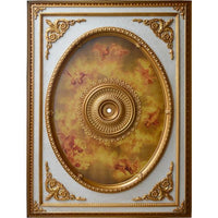 Thumbnail for AFD Cherub Design Chandelier Ceiling Medallion Medallions AFD Multi-Colored 