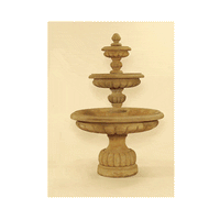 Thumbnail for Provence Three Tier Outdoor Cast Stone Garden Fountain fountain Tuscan 