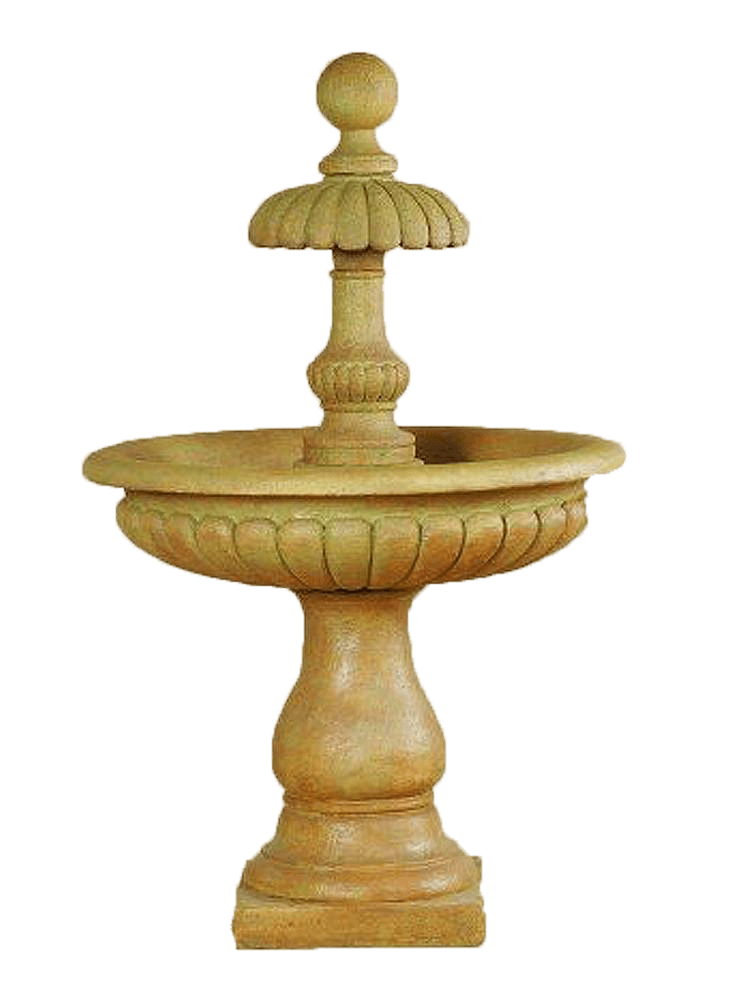 Thermae Garden Outdoor Water Cast Stone Fountain Fountain Tuscan 