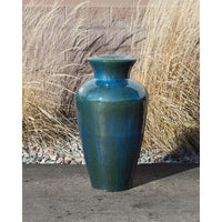 Thumbnail for Closed Top FNT3465 Ceramic Vase Complete Fountain Kit Vase Fountain Blue Thumb 