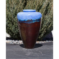 Thumbnail for Oil Jar FNT40357 Ceramic Vase Complete Fountain Kit Vase Fountain Blue Thumb 