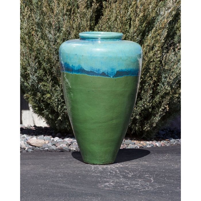 Oil Jar FNT40361 Ceramic Vase Complete Fountain Kit Vase Fountain Blue Thumb 