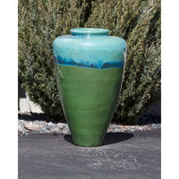 Thumbnail for Oil Jar FNT40361 Ceramic Vase Complete Fountain Kit Vase Fountain Blue Thumb 