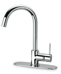 Thumbnail for Latoscana Elba Single Handle Pull-Down Kitchen Faucet, Stream Only In Chrome touch on bathroom sink faucets Latoscana 