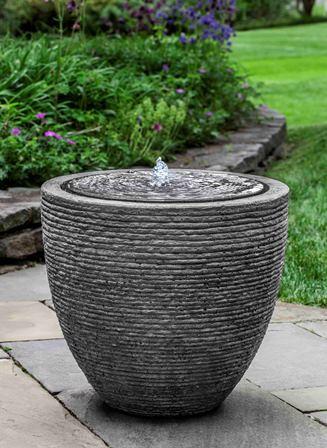 Stone Ledge Outdoor Garden Fountain Fountain Campania International 