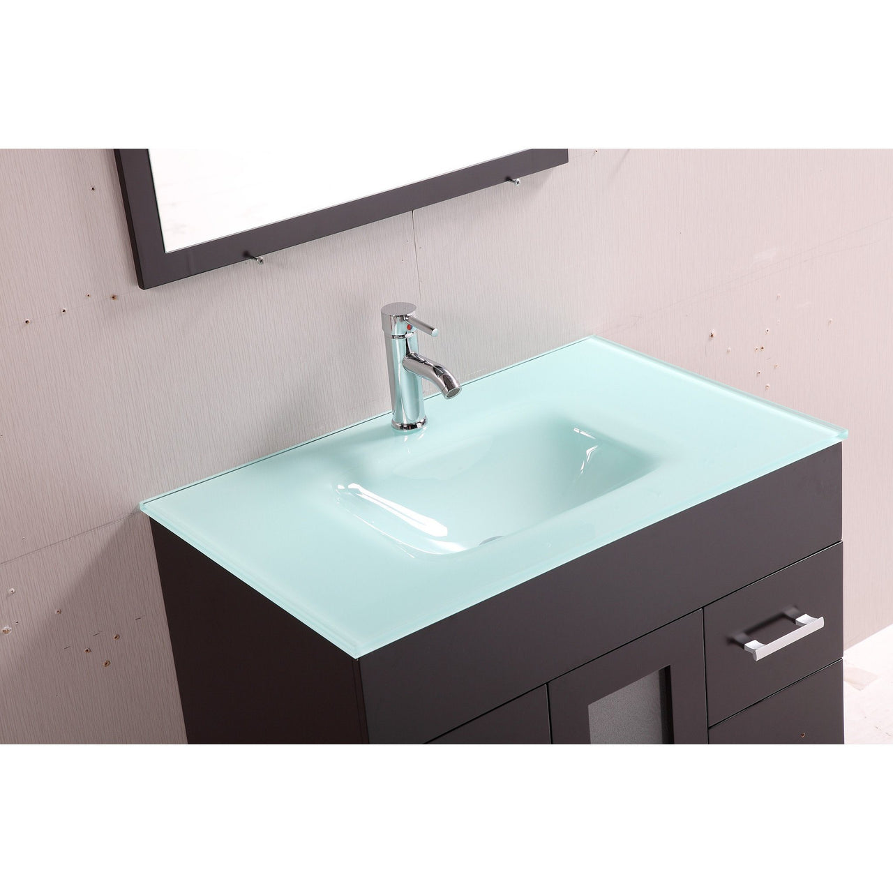 Eviva Shore 30" Modern Bathroom Vanity with Integrate Glass Sink Vanity Eviva 