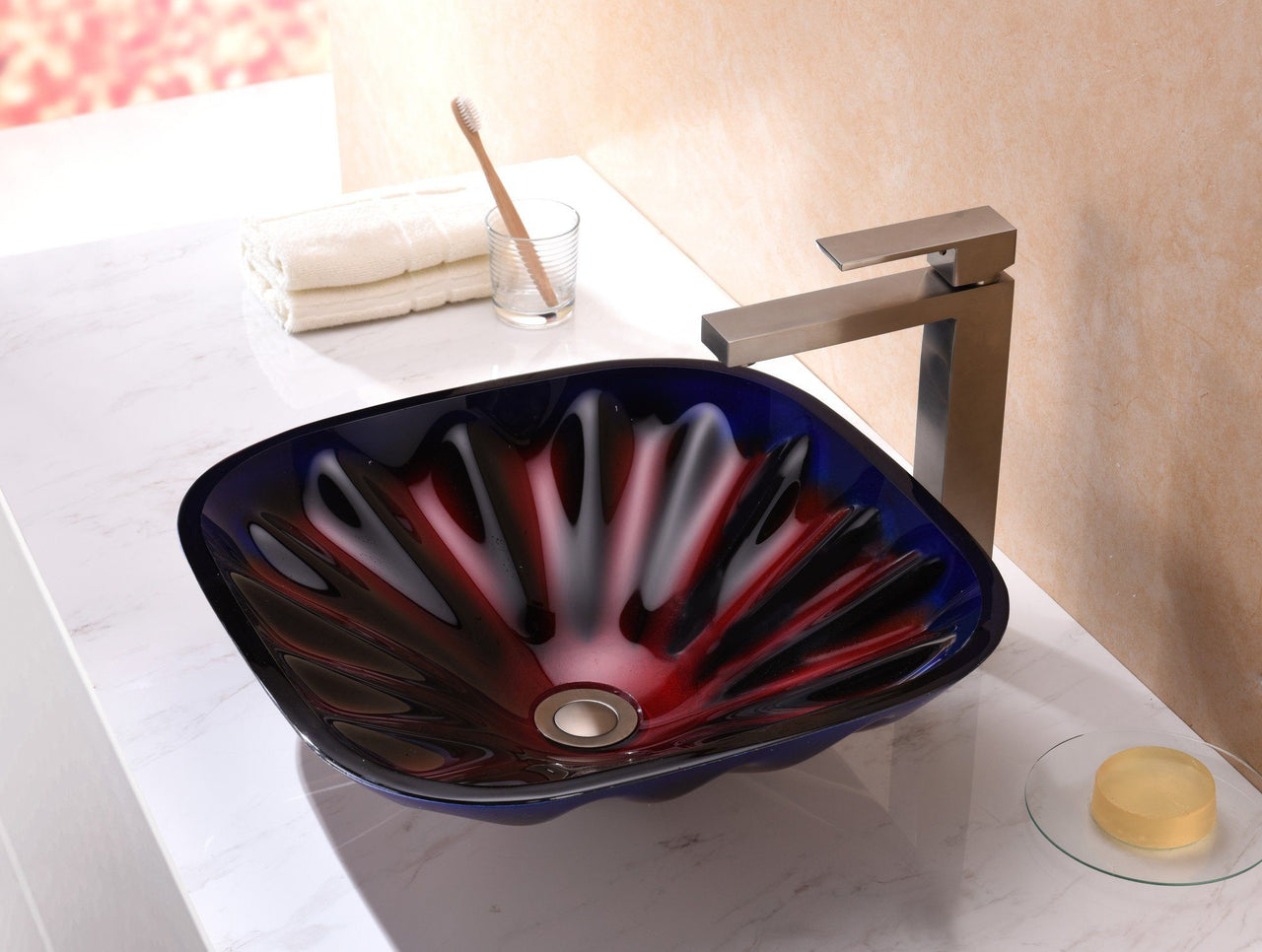 ANZZI Depth Series LS-AZ210 Vessel Sink - Glass Bathroom Sink ANZZI 