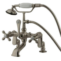 Thumbnail for Kingston Brass Vintage Deck Mount Clawfoot Tub Filler with Hand Shower Clawfoot Tub Filler Kingston Brass 