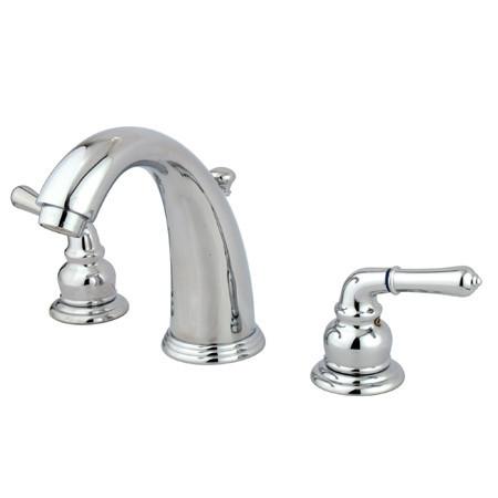 Kingston Brass GKB981 Water Saving Magellan Widespread Lavatory Faucet, Chrome Bathroom Faucet Kingston Brass 