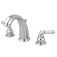 Thumbnail for Kingston Brass GKB981 Water Saving Magellan Widespread Lavatory Faucet, Chrome Bathroom Faucet Kingston Brass 