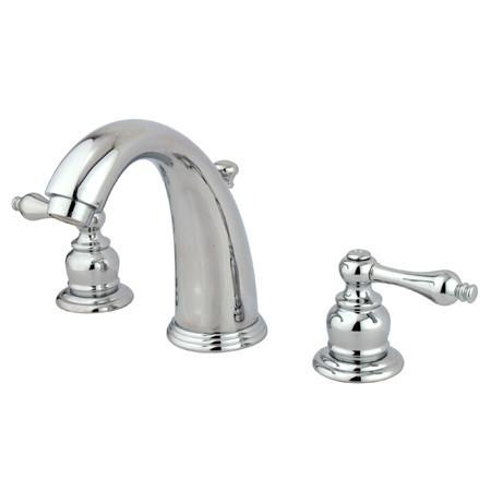 Kingston Brass GKB981AL Water Saving Victorian Widespread Lavatory Faucet, Chrome Bathroom Faucet Kingston Brass 