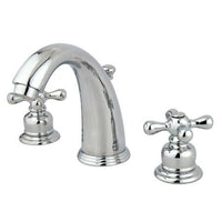 Thumbnail for Kingston Brass GKB981AX Water Saving Victorian Widespread Lavatory Faucet, Chrome Bathroom Faucet Kingston Brass 