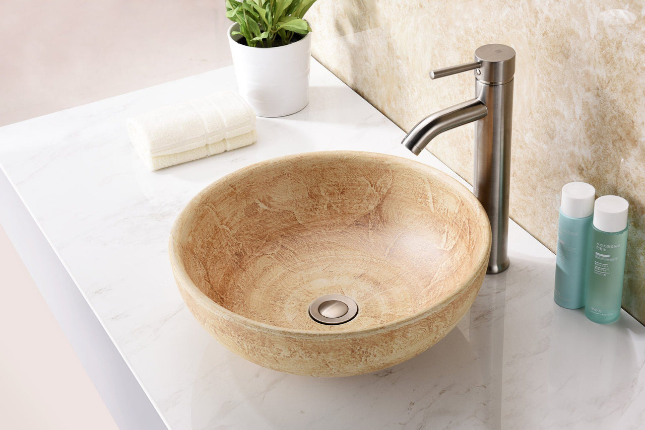 ANZZI Earthen Series LS-AZ184 Vessel Sink - Glass Bathroom Sink ANZZI 