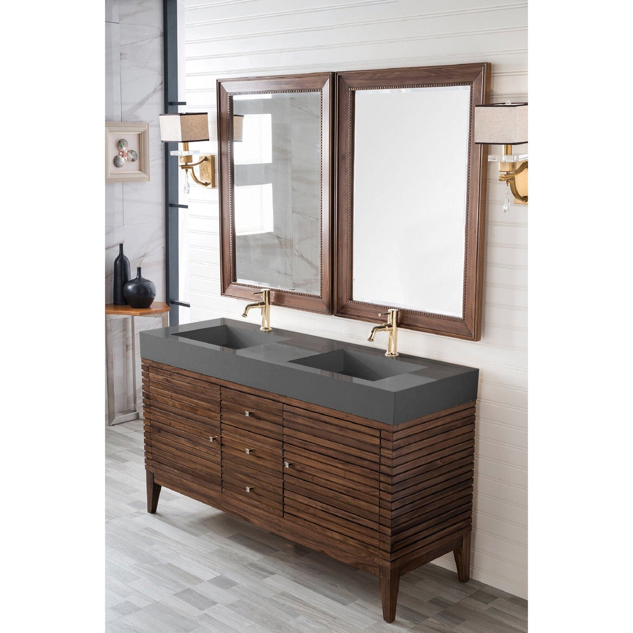 James Martin Linear 59" Double Vanity Vanity James Martin 