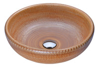 Thumbnail for ANZZI Earthen Series LS-AZ183 Vessel Sink - Glass Bathroom Sink ANZZI 