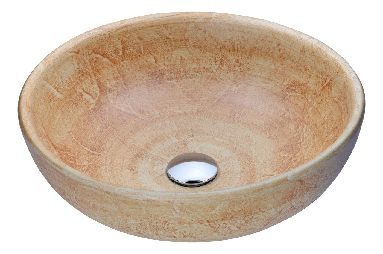 ANZZI Earthen Series LS-AZ184 Vessel Sink - Glass Bathroom Sink ANZZI 