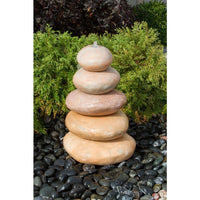 Thumbnail for Real Stone Fountains ABART7130 30″ Coral Marble - Cairn Fountain Kit Fountain Blue Thumb 