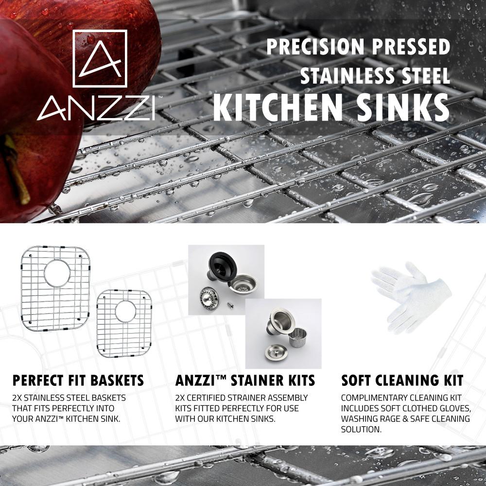 ANZZI MOORE Series KAZ3220-035O Kitchen Sink Kitchen Sink ANZZI 